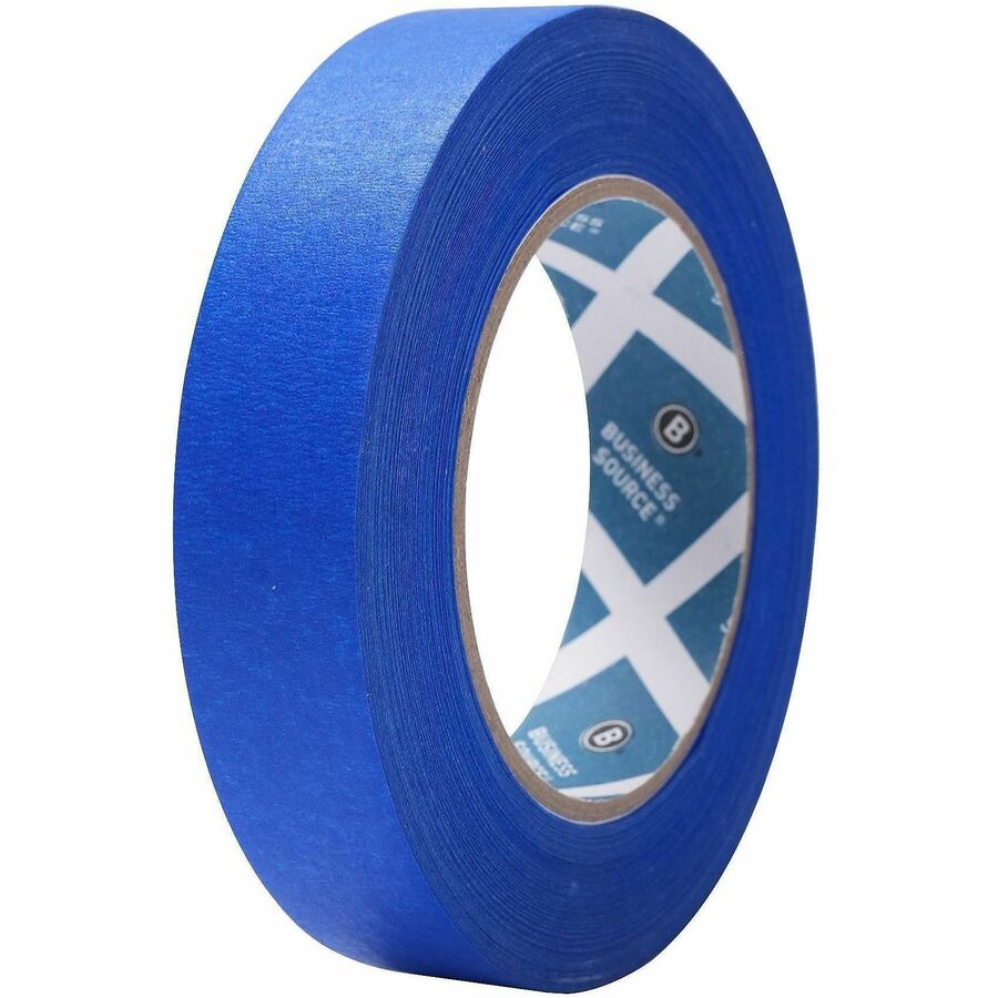 Business Source Multisurface Painter's Tape, 60 yd Length x 1" Width x 5.5 mil Thickness, Blue, 2/Pack (BSN64035)