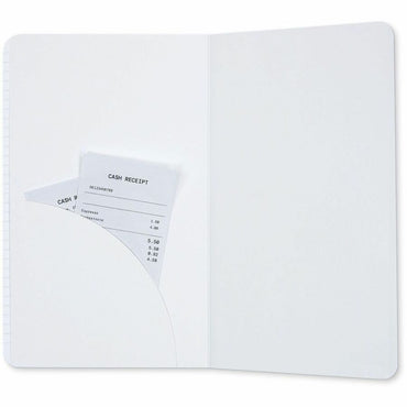 Dome Personal Journal, 60 lb Basis Weight, 5" x 8", 5 x 8 Inch Softcover Black Lined Journal Notebook, Bright White Paper (DOM30008)