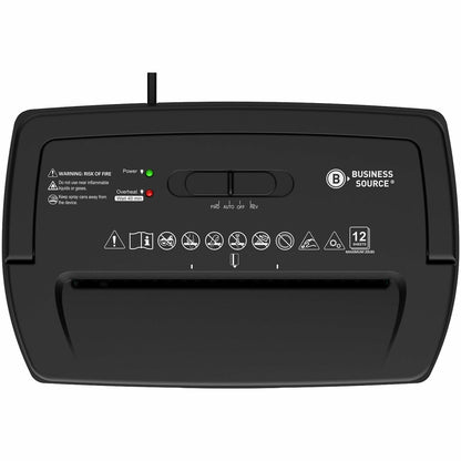 Business Source 5.5-Gallon Bin Cross-cut Shredder (BSN70131)