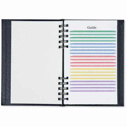 Dome Business Journal, 5" x 8", Bright White Sheet, Black Cover (DOM40000)