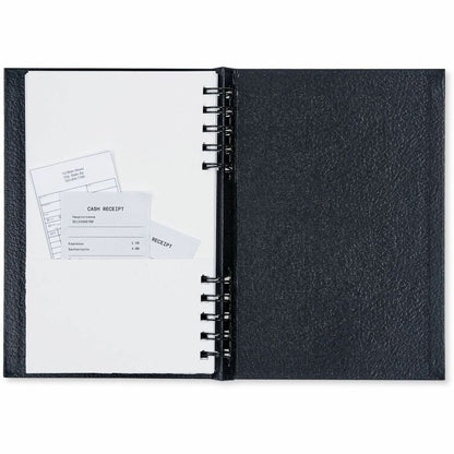 Dome Business Journal, 5" x 8", Bright White Sheet, Black Cover (DOM40000)