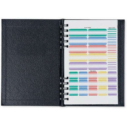 Dome Business Journal, 5" x 8", Bright White Sheet, Black Cover (DOM40000)