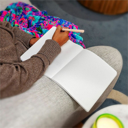 Dome Personal Journal, 60 lb Basis Weight, 8" x 10", 8×10 Inch Softcover Black Lined Journal Notebook, Bright White Paper (DOM30012)
