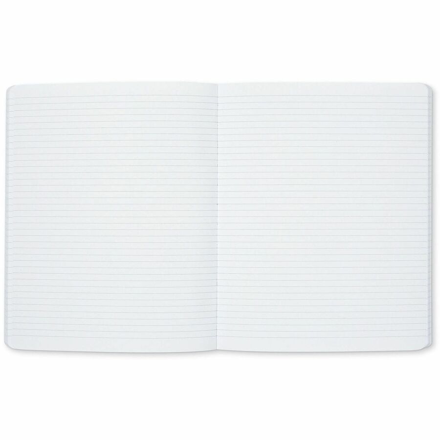 Dome Personal Journal, 60 lb Basis Weight, 8" x 10", 8×10 Inch Softcover Black Lined Journal Notebook, Bright White Paper (DOM30012)