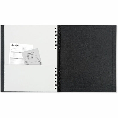 Dome Business Journal, 8" x 10", Bright White Sheet, Black Cover (DOM40004)