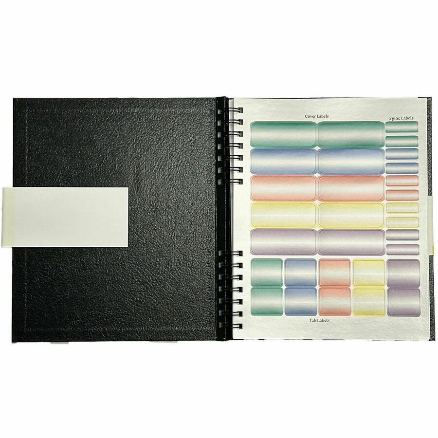 Dome Business Journal, 8" x 10", Bright White Sheet, Black Cover (DOM40004)
