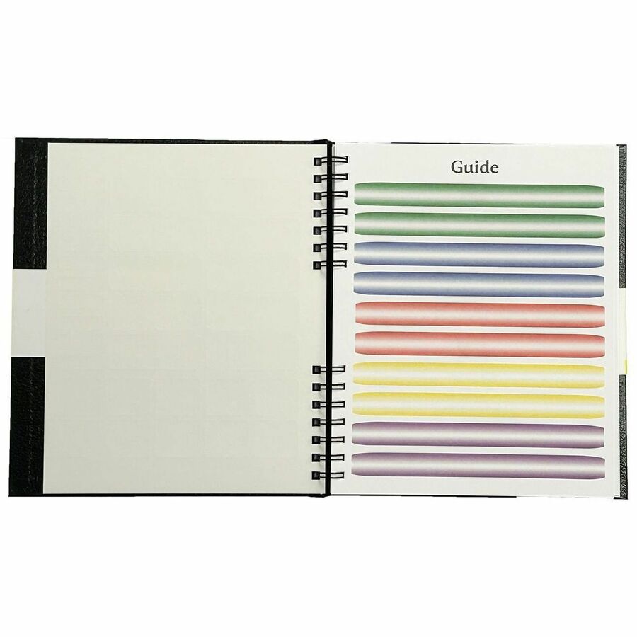 Dome Business Journal, 8" x 10", Bright White Sheet, Black Cover (DOM40004)