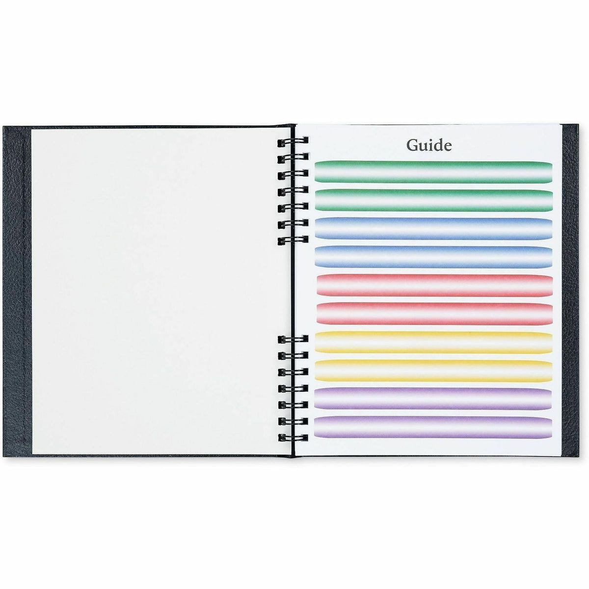 Dome Business Journal, 8" x 10", Bright White Sheet, Black Cover (DOM40004)