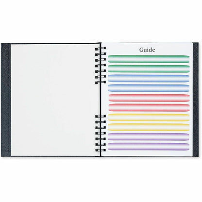 Dome Business Journal, 8" x 10", Bright White Sheet, Black Cover (DOM40004)