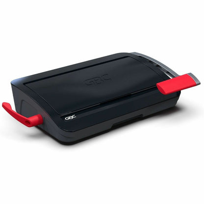 GBC CB12 CombBind Punch & Bind Machine, 3.6" x 17.9" x 11.4", Black, Red, 150 Sheet(s) Bind, 12 Punch (GBC200022)