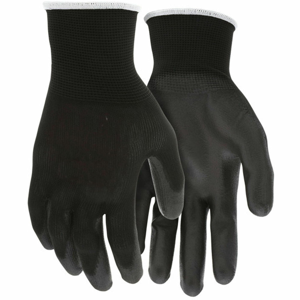 MCR Safety B96699 Work Gloves, Black, Large Size, 12/Carton (MCSCRWB96699L)
