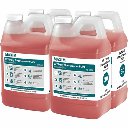 Midlab LVT Daily Floor Cleaner Plus, 4/Carton (MLB17000065T)