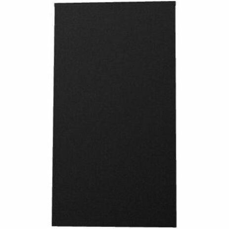 Rubbermaid Commercial Half Round Metallic Waste Receptacle, Open Top, 12 gal Capacity, 32" x 18" x 9", Steel, Textured Black  (RCPSH12EPLTBK)