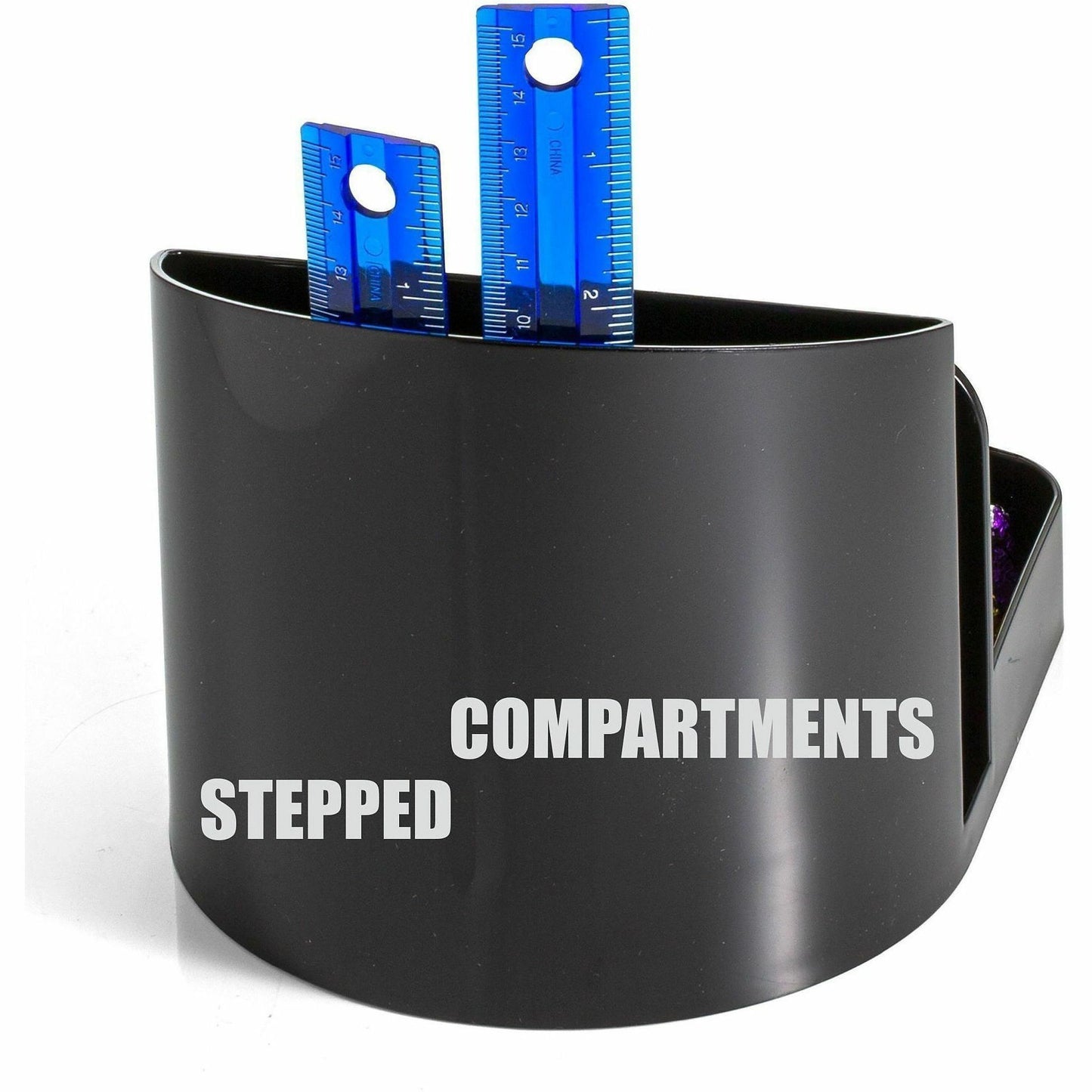 Business Source Desktop Organizer, Desktop, Black (BSN08110)