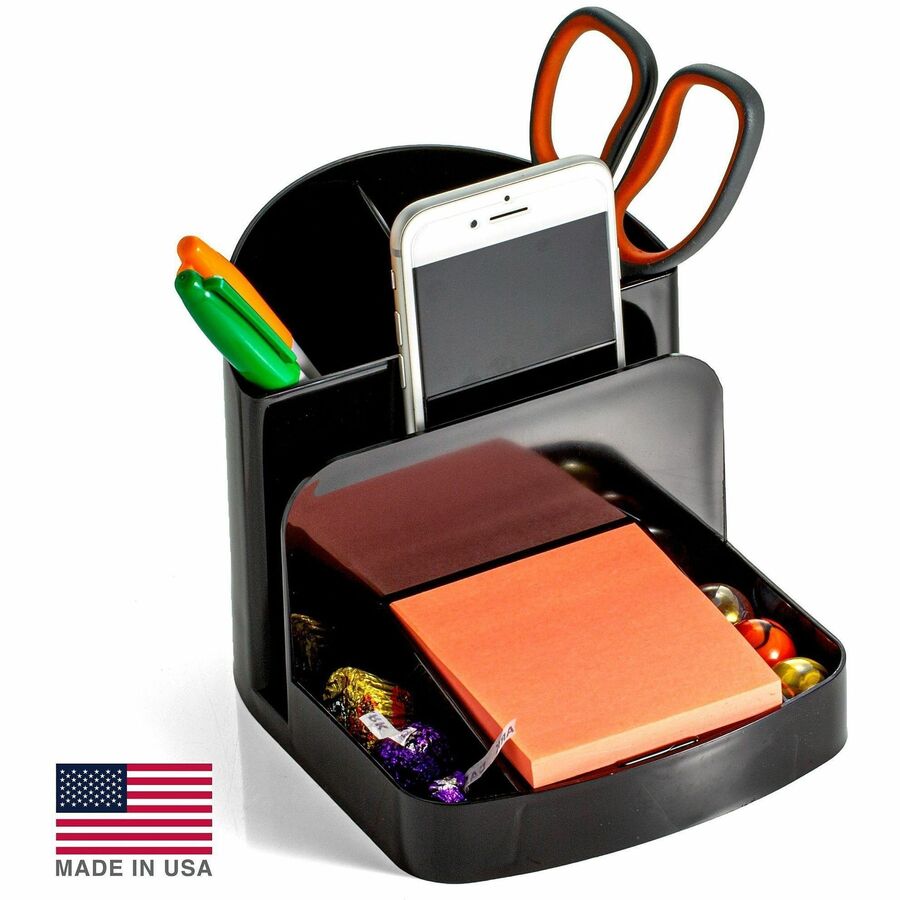 Business Source Desktop Organizer, Desktop, Black (BSN08110)