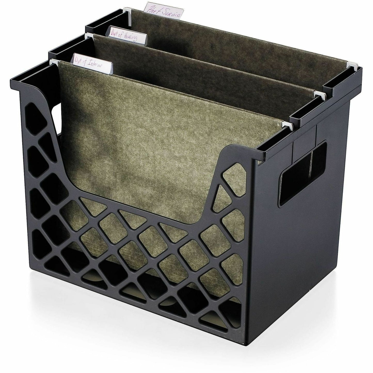 Business Source Desktop File Organizer, Desktop, Black (BSN08123)