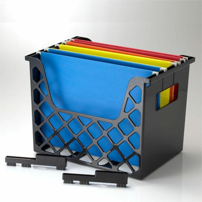 Business Source Desktop File Organizer, Desktop, Black (BSN08123)