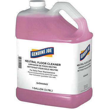 Genuine Joe Concentrated Floor Cleaner, 128 fl oz (4 quart), 4/Carton (GJO44040)