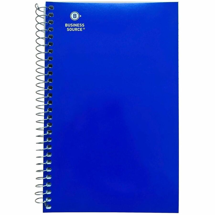 Business Source Notebook, Multi-colored Cover, 4/Pack, 6 Packs/Carton (BSN66414CT)