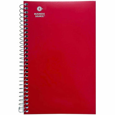 Business Source Notebook, Multi-colored Cover, 4/Pack, 6 Packs/Carton (BSN66414CT)