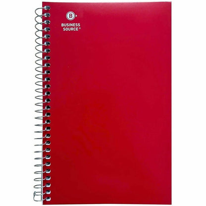 Business Source Notebook, Multi-colored Cover, 4/Pack, 6 Packs/Carton (BSN66414CT)