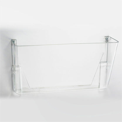 Business Source Expandable Pocket File System, 7" Height x 13" Width x 4" Depth, Interlockable, Expandable, Clear (BSN53692)