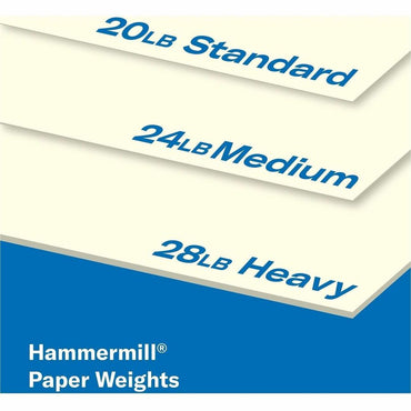 Hammermill Colors Copy Paper, Letter, 8½" x 11", 20 lb Basis Weight, Cream, 500 Sheets per Ream, 10/Carton (HAM168030CT)