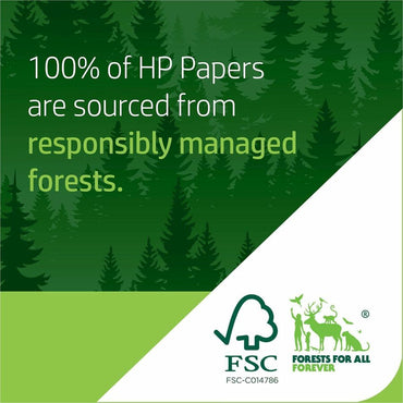 HP Premium Paper, 8½" x 11", 24 lb Basis Weight, White, 10 Reams/Carton (HEW112400CT)