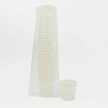 Genuine Joe 4oz Hot-and-Cold Beverage Cups, White, 50/Pack, 20 Packs/Carton (GJO10205)