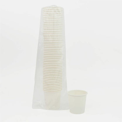 Genuine Joe 4oz Hot-and-Cold Beverage Cups, White, 50/Pack, 20 Packs/Carton (GJO10205)