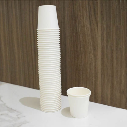 Genuine Joe 4oz Hot-and-Cold Beverage Cups, White, 50/Pack, 20 Packs/Carton (GJO10205)
