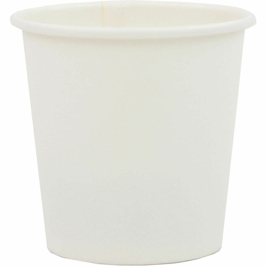 Genuine Joe 4oz Hot-and-Cold Beverage Cups, White, 50/Pack, 20 Packs/Carton (GJO10205)