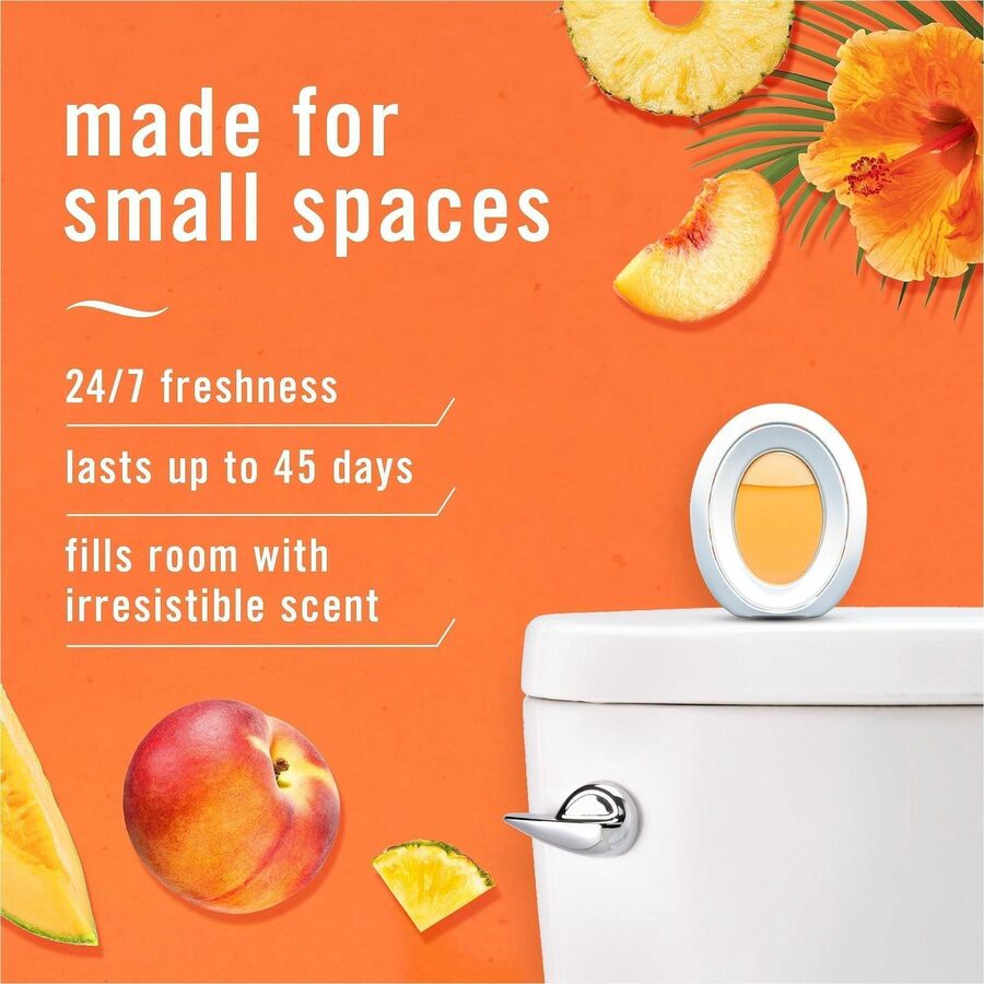 Febreze Small Spaces Disposable Air Fresheners, Liquid, 25 fl oz, Hawaiian Aloha, 45 Day, 6/Carton (PGC55879CT)
