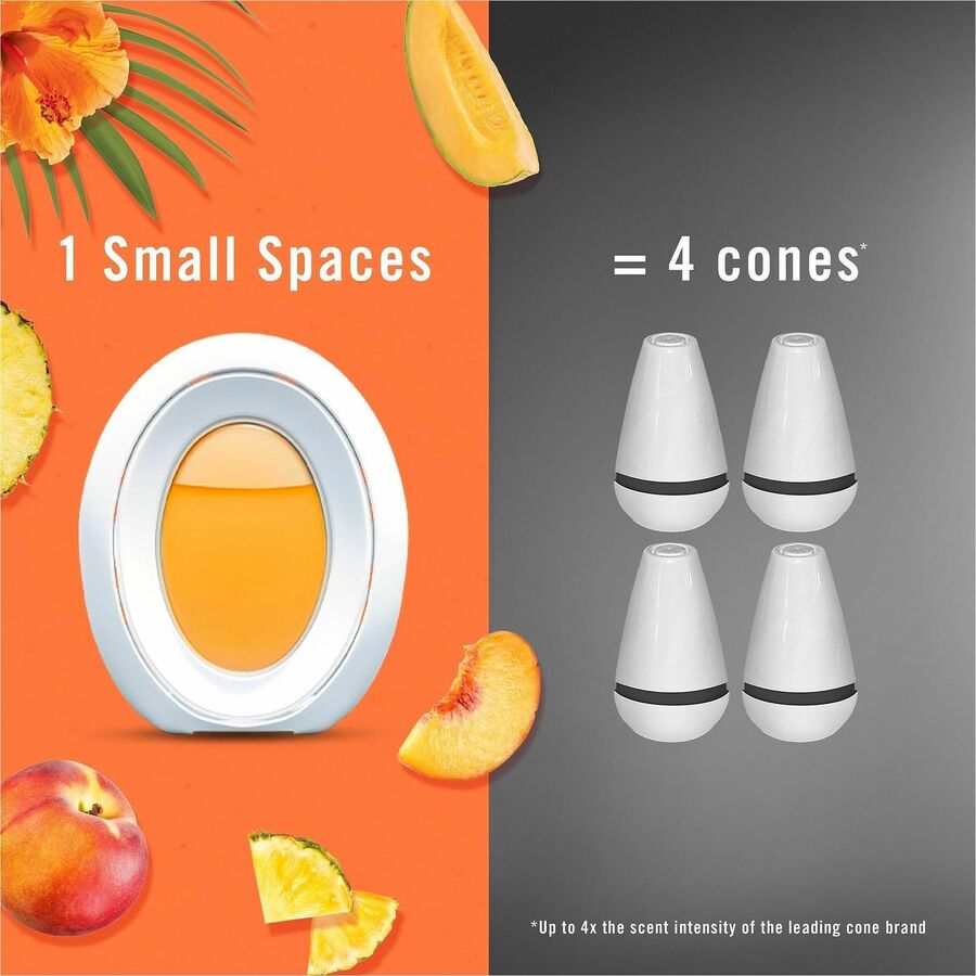 Febreze Small Spaces Disposable Air Fresheners, Liquid, 25 fl oz, Hawaiian Aloha, 45 Day, 6/Carton (PGC55879CT)