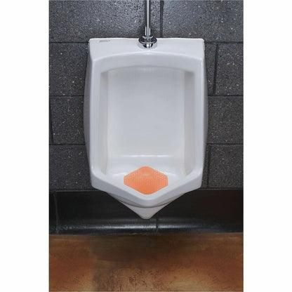 Fresh Products Wave 3D Urinal Screen, Lasts up to 30 Days, 10/Box, 6 Boxex/Carton, Orange (FRS3WDS60MANCT)