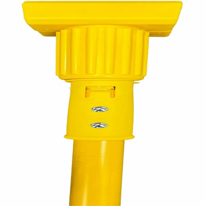 Genuine Joe 60" Jaw-Head Wet Mop Handle. Yellow (GJO14611)