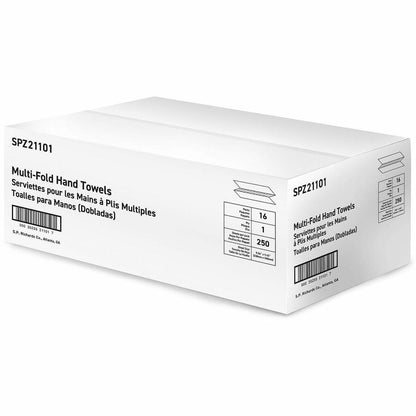 Special Buy Paper Towels Multi-Fold 250 Sheets White, 1 Ply, 250 Sheets/Pack, 16/Carton (SPZ21101)