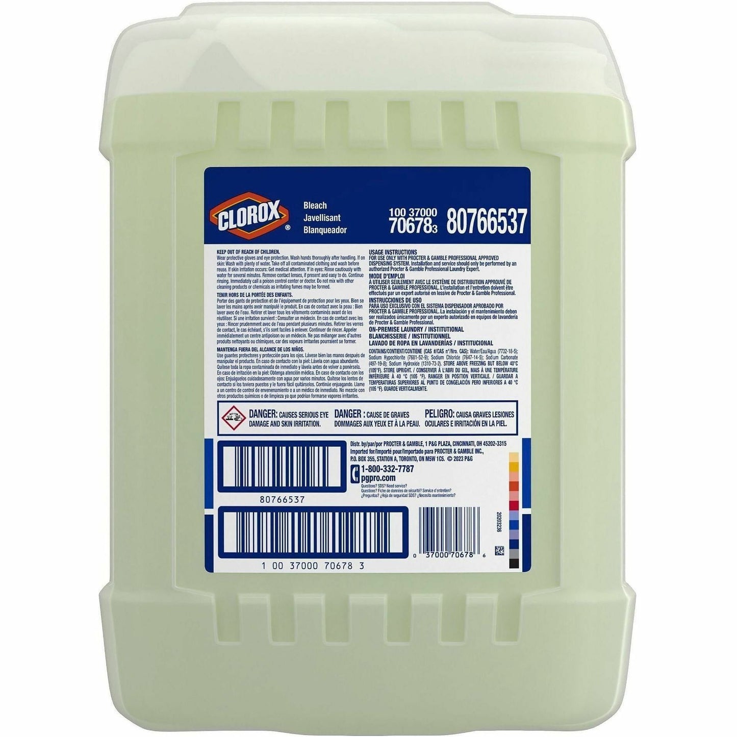 PRO LINE Bleach Laundry Additive,, 639.1 fl oz (20 quart) (PGC70678CT)