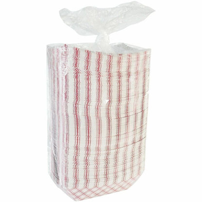 Genuine Joe 48 oz. Paper Food Tray, Red/White, 250/Pack, 2 Packs/Carton (GJO10314)