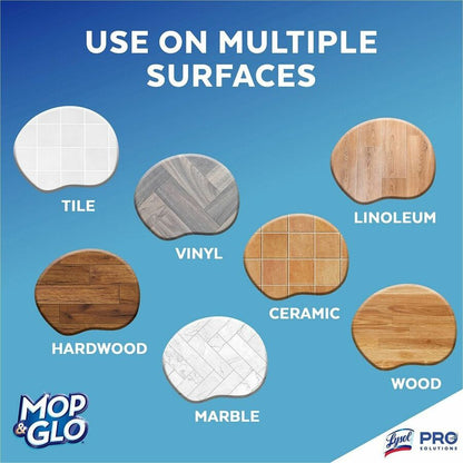 Mop & Glo Pro Triple Action Floor Cleaner, Ready-To-Use, 64 fl oz, Fresh Citrus Scent (RAC00017)