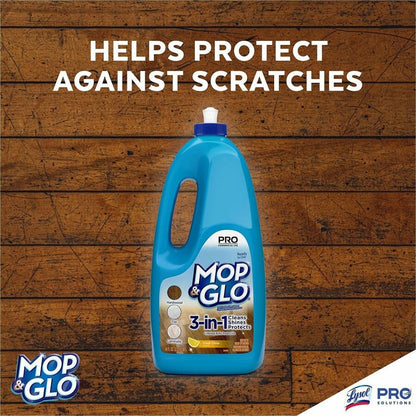 Mop & Glo Pro Triple Action Floor Cleaner, Ready-To-Use, 64 fl oz, Fresh Citrus Scent (RAC00017)