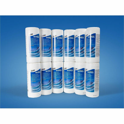 Genuine Joe Broad-Spectrum Disinfectant Wipes, 35 Wipes/Tub, 12 Tubs/Carton (GJO45400)