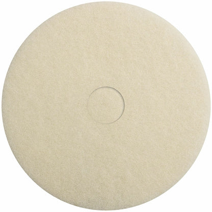 Genuine Joe Carpet Cleaning Floor Pads, White, 10/Box (GJOH8833)