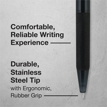 Pilot BP-1 RT Ballpoint Pens, Black Ink, 1.0 mm Pen Point, Retractable, Oil Based, Stainless Steel Tip (PIL21634)