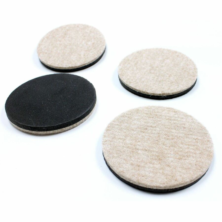 Lorell Slide-All Floor Sliders for Hard Floors, 4/Pack, 10 Packs/Carton (LLR42328CT)