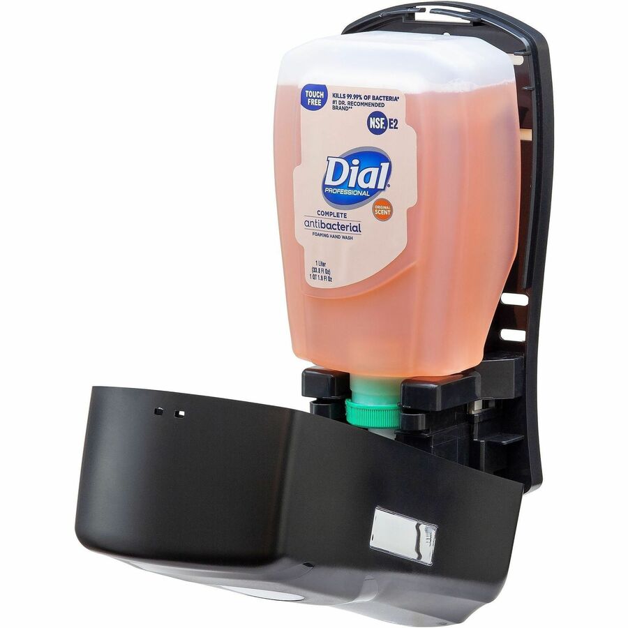 Dial Professional FIT Touch-Free Dispensers, Automatic, 1.27 quart Capacity, Slate  (DIA16605)