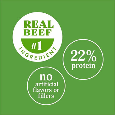 Milo's Kitchen Beef & Rice Dog Treats, 10 oz, For Dog, Sliced, Beef Sausage, Rice (SMU52775)