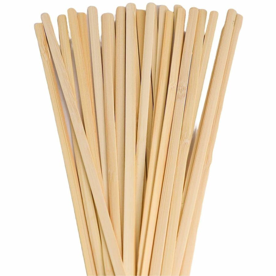 World Centric Compostable Bamboo Stir Sticks, 7.5", Natural, 10000/Carton (WORSRBB75)