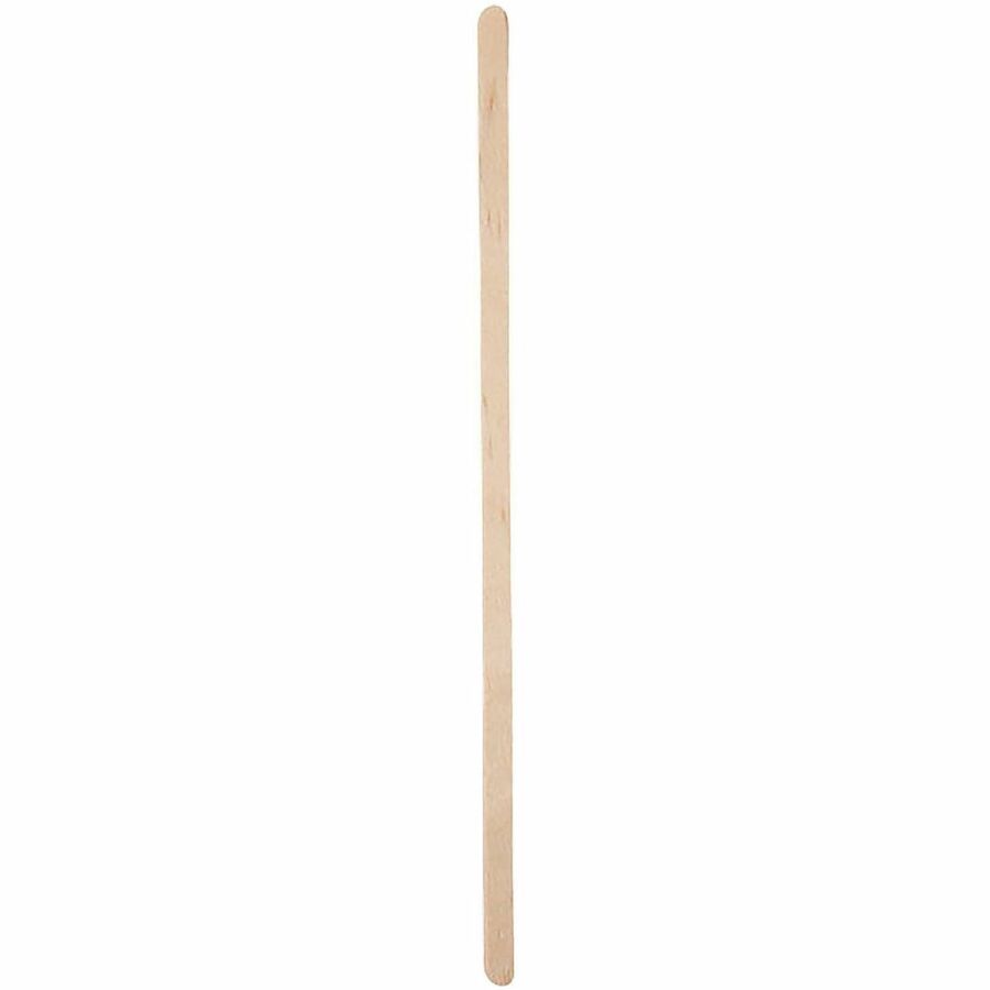 World Centric Compostable Bamboo Stir Sticks, 7.5", Natural, 10000/Carton (WORSRBB75)