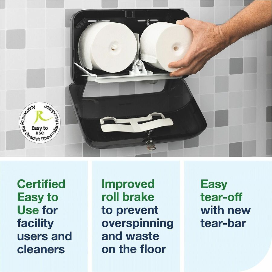 TORK OptiServe Coreless 2-Roll Bath Tissue System, 2 x Roll (TRK558068)